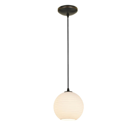 Access Lighting 28085-3C-ORB/WHTLN (s) 1-light pendant