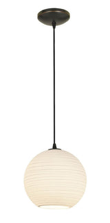 Access Lighting 28088-1C-ORB/WHTLN oil rubbed bronze / white line pendant light