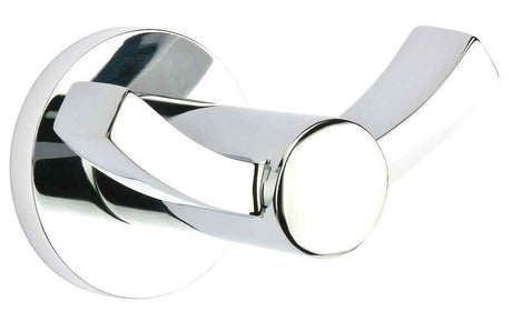 Emtek Modern Brass Double Hook in Polished Chrome