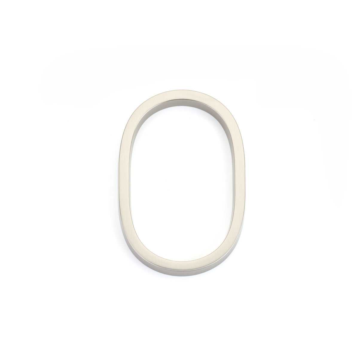 Emtek 7" Modern # 0 House Number in Satin Nickel