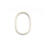 Emtek 7" Modern # 0 House Number in Satin Nickel