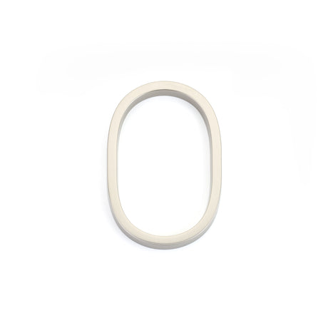 Emtek 7" Modern # 0 House Number in Satin Nickel