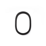 Emtek 7" Modern # 0 House Number in Flat Black