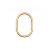 Emtek 7" Modern # 0 House Number in Satin Brass