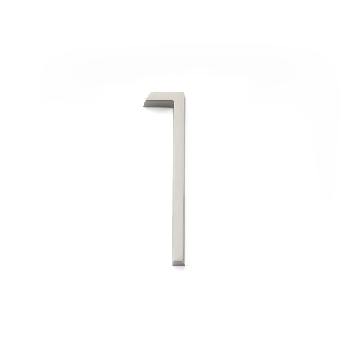 Emtek 7" Modern # 1 House Number in Satin Nickel