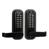 Lockey 2835JBMGDC jet black marine grade mechanical pushbutton locksets