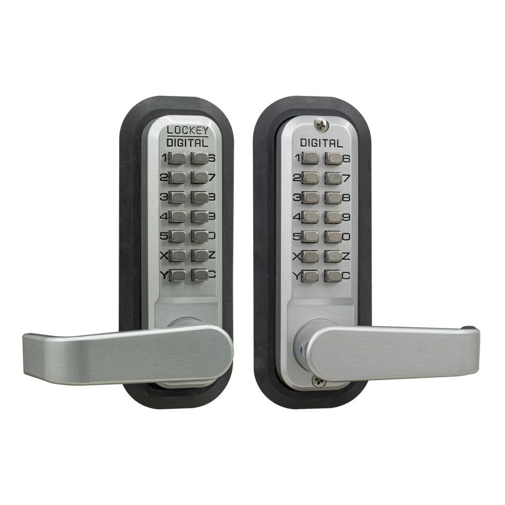Lockey 2835-MGDC Mechanical Keyless Lever Lock with Passage Function and Double Combination