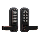 Lockey 2835OILDC oil rubbed bronze mechanical pushbutton locksets