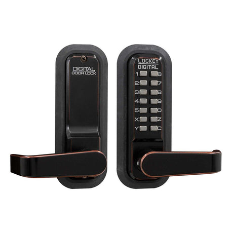 Lockey 2835OIL oil rubbed bronze mechanical pushbutton locksets