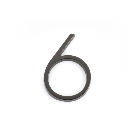Emtek 7" Modern # 6 House Number in Oil Rubbed Bronze