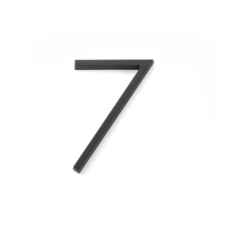 Emtek 7" Modern # 7 House Number in Flat Black