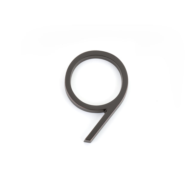 Emtek 7" Modern # 9 House Number in Oil Rubbed Bronze
