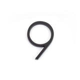 Emtek 7" Modern # 9 House Number in Flat Black