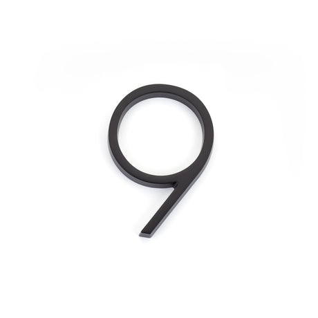 Emtek 7" Modern # 9 House Number in Flat Black