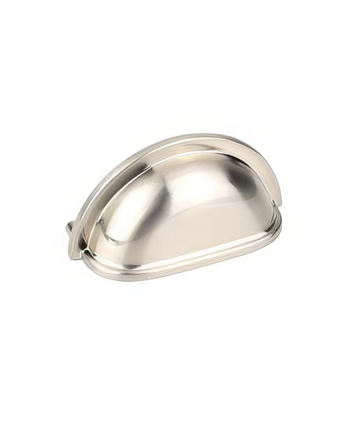 Century Hardware 28443-15 Milan cup pull in satin nickel, additional view