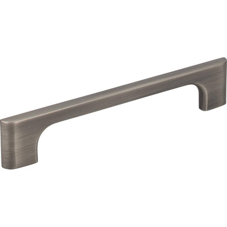 Jeffrey Alexander 286-128BNBDL Leyton cabinet drawer pull in satin stainless, additional view