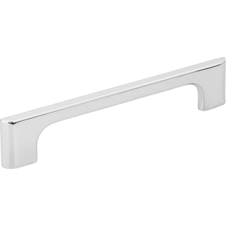 Jeffrey Alexander 286-128PC Leyton cabinet drawer pull in satin stainless, additional view