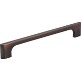 Jeffrey Alexander 286-160DBAC brushed oil rubbed bronze cabinet drawer pull