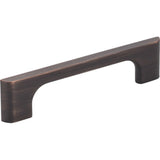 Jeffrey Alexander 286-96DBAC brushed oil rubbed bronze cabinet drawer pull