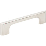 Jeffrey Alexander 286-96NI polished nickel cabinet drawer pull