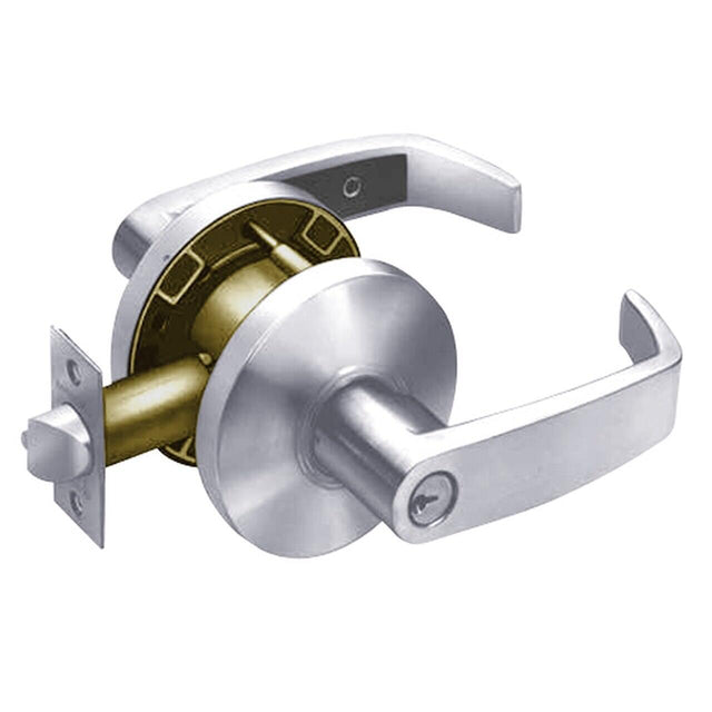 Sargent 2865G05KL26D satin chrome keyed entry door lever