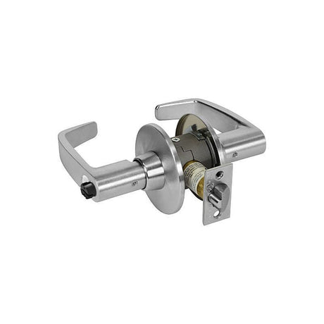 Sargent 287011G04LL26D satin chrome storeroom door lever