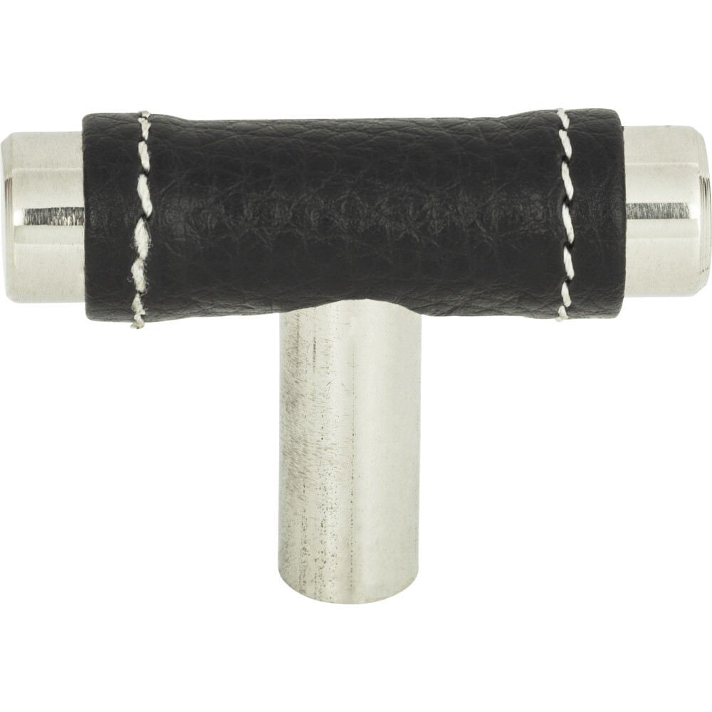 Atlas Homewares 288-BL-CH black / polished chrome cabinet knob