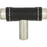 Atlas Homewares 288-BL-SS black / stainless steel cabinet knob