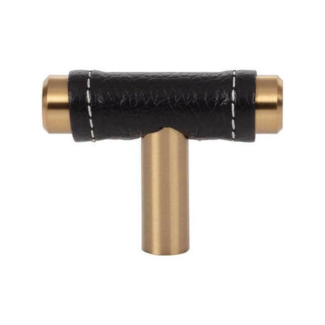 Atlas Homewares 288-BL-WB black / warm brass cabinet knob