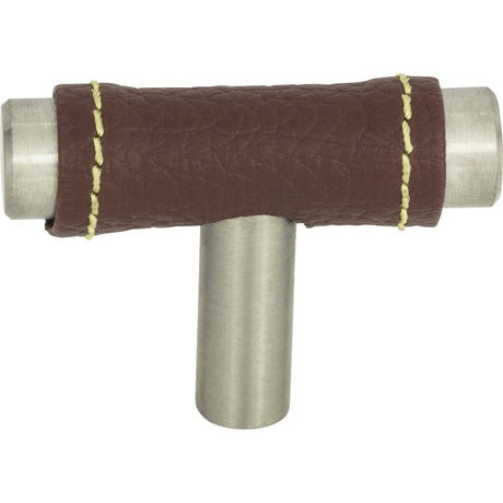 Atlas Homewares 288-OW-SS brown / stainless steel cabinet knob