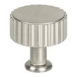 Berenson Cannelee 1 3/16" Diameter Cabinet Knob in Brushed Nickel