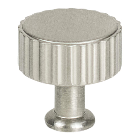 Berenson Cannelee 1 3/16" Diameter Cabinet Knob in Brushed Nickel