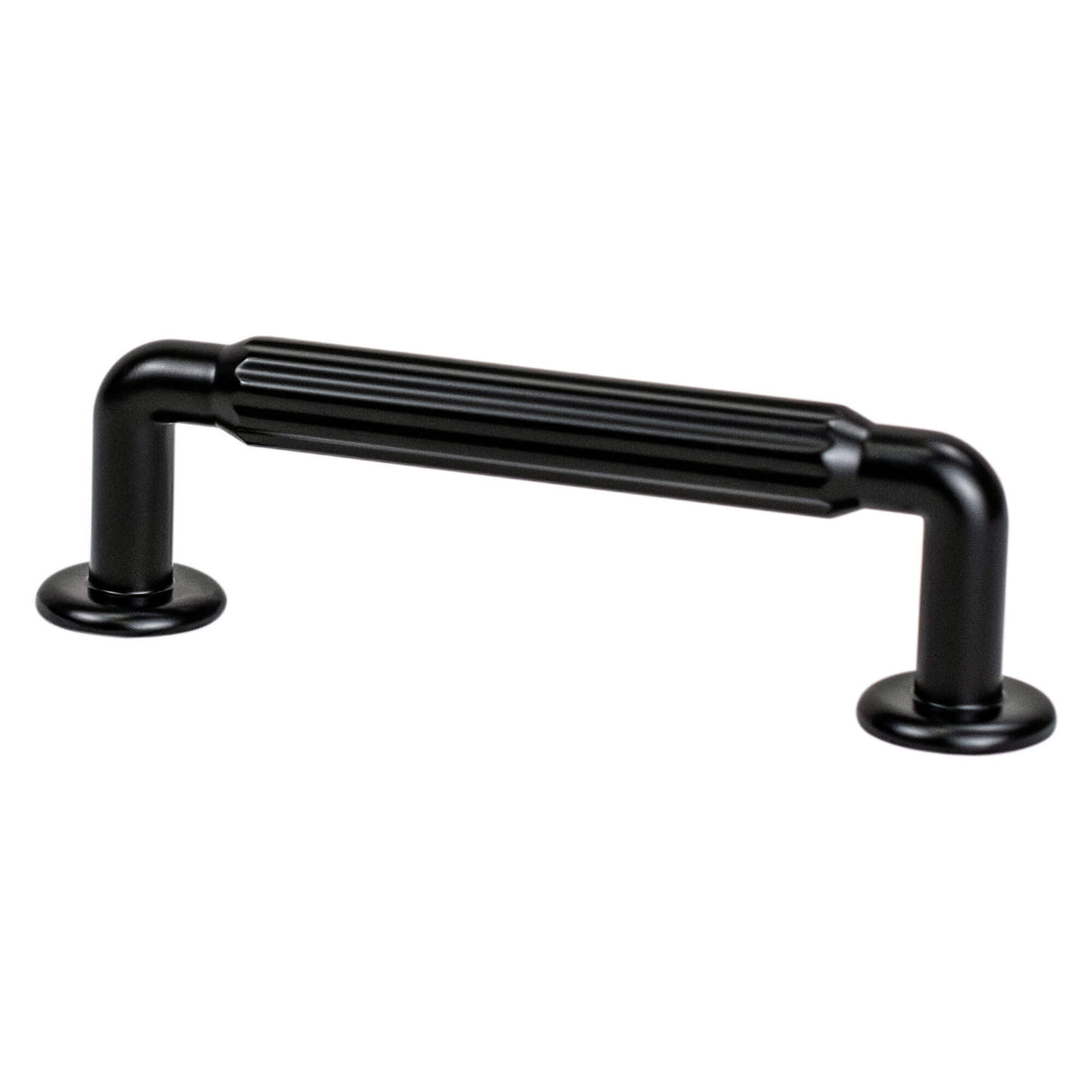 Berenson Cannelee 96mm Center to Center Cabinet Pull in Matte Black