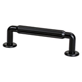 Berenson Cannelee 96mm Center to Center Cabinet Pull in Matte Black