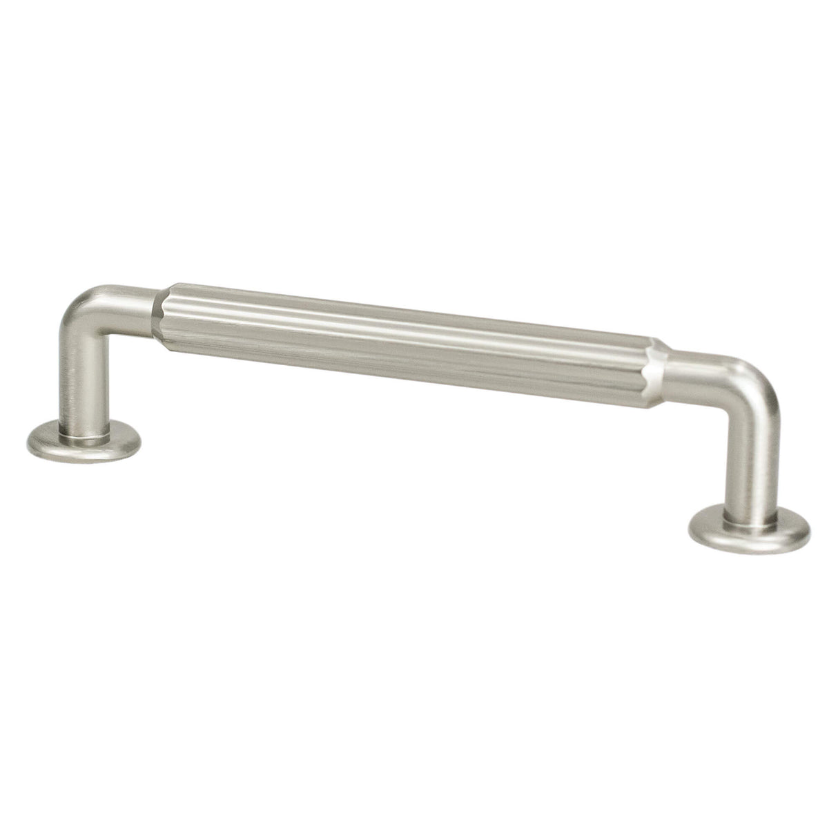 Berenson Cannelee 128mm Center to Center Cabinet Pull in Brushed Nickel