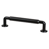 Berenson Cannelee 128mm Center to Center Cabinet Pull in Matte Black