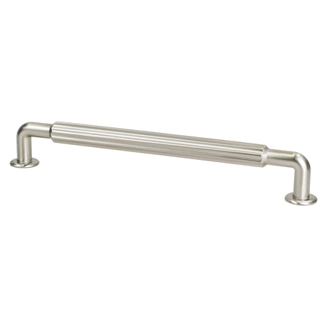 Berenson Cannelee 224mm Center to Center Cabinet Pull in Brushed Nickel