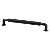 Berenson Cannelee 224mm Center to Center Cabinet Pull in Matte Black