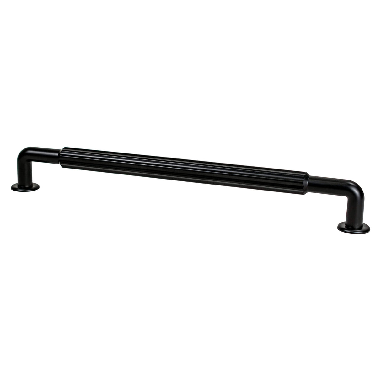 Berenson Cannelee 12" Center to Center Appliance Pull in Matte Black