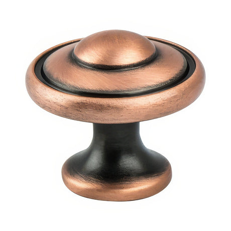 Berenson 2923-1BAC-P brushed antique copper cabinet knob