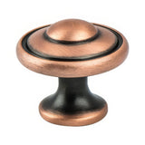 Berenson 2923-1BAC-P brushed antique copper cabinet knob