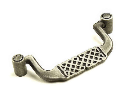 Century Hardware 29243-WP Highlander cabinet pull handle in satin stainless, additional view