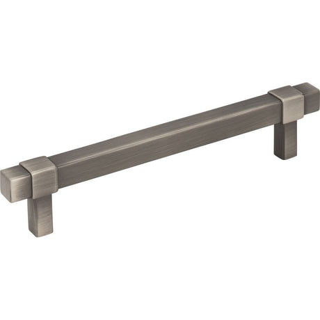 Jeffrey Alexander 293-128BNBDL Zane cabinet drawer pull, additional view