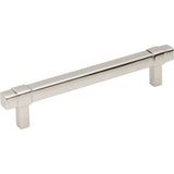 Jeffrey Alexander 293-128NI Zane cabinet drawer pull, additional view
