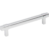 Jeffrey Alexander 293-128PC Zane cabinet drawer pull, additional view