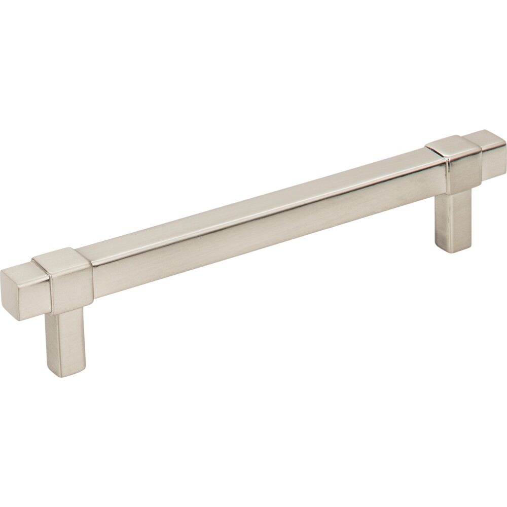 Jeffrey Alexander 293-128SN Zane cabinet drawer pull, additional view