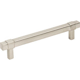 Jeffrey Alexander 293-128SN Zane cabinet drawer pull, additional view