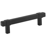 Jeffrey Alexander 293-96MB matte black cabinet drawer pull