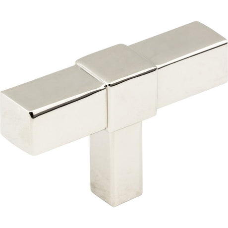 Jeffrey Alexander 293T-NI polished nickel t shaped cabinet knob
