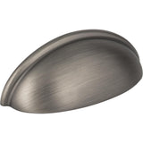 Elements 2981BNBDL Florence cabinet pull in satin stainless, additional view